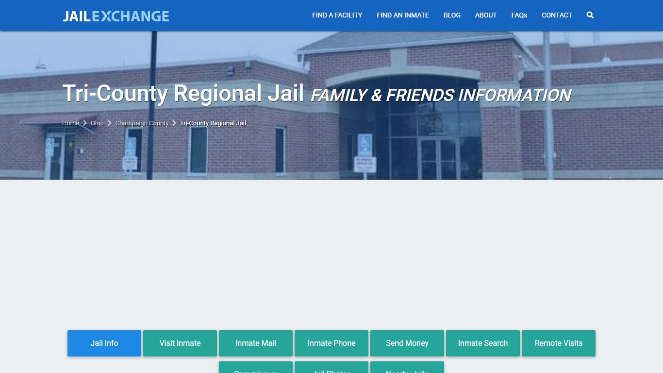 Tri-County Regional Jail OH | Booking, Visiting, Calls, Phone